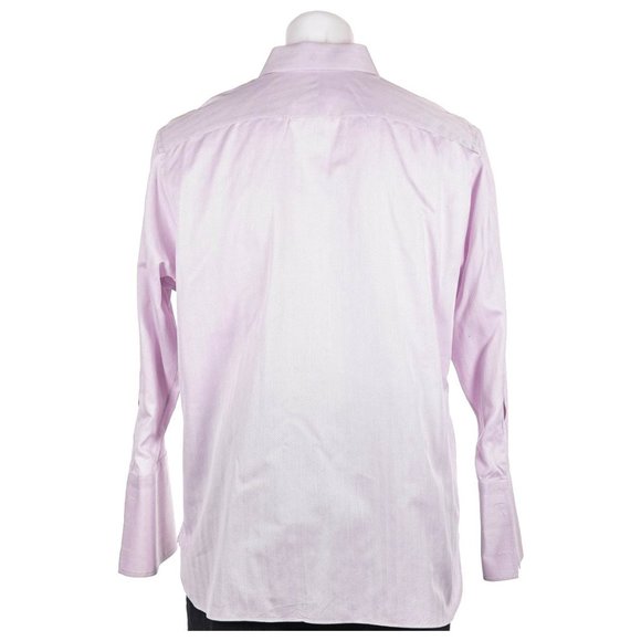 Thomas Mason Button Down Shirt N/A Purple - Picture 2 of 2